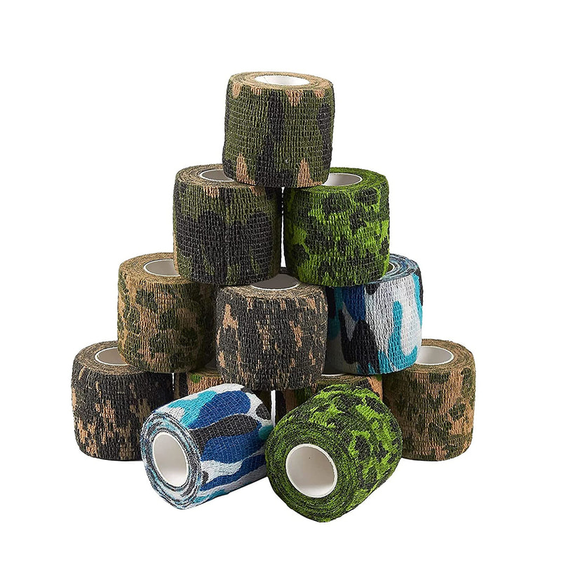Bendaggio coeso autoadesivo camuffato per la pesca da campeggio 
