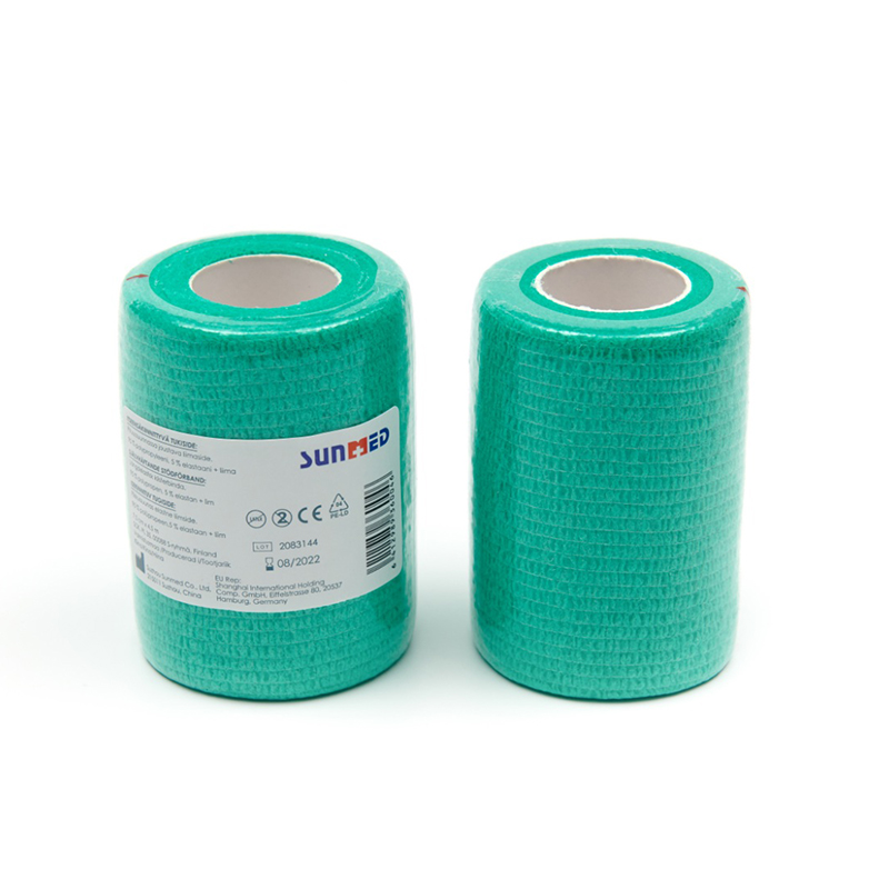 Sport elastico bandage coeso non intrecciato per ferita 