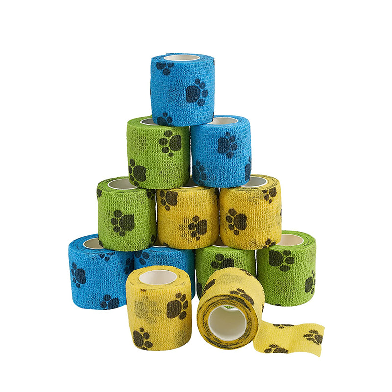 Premium Elasum Coeshive Cute Pet Cohesive Bandage coeso