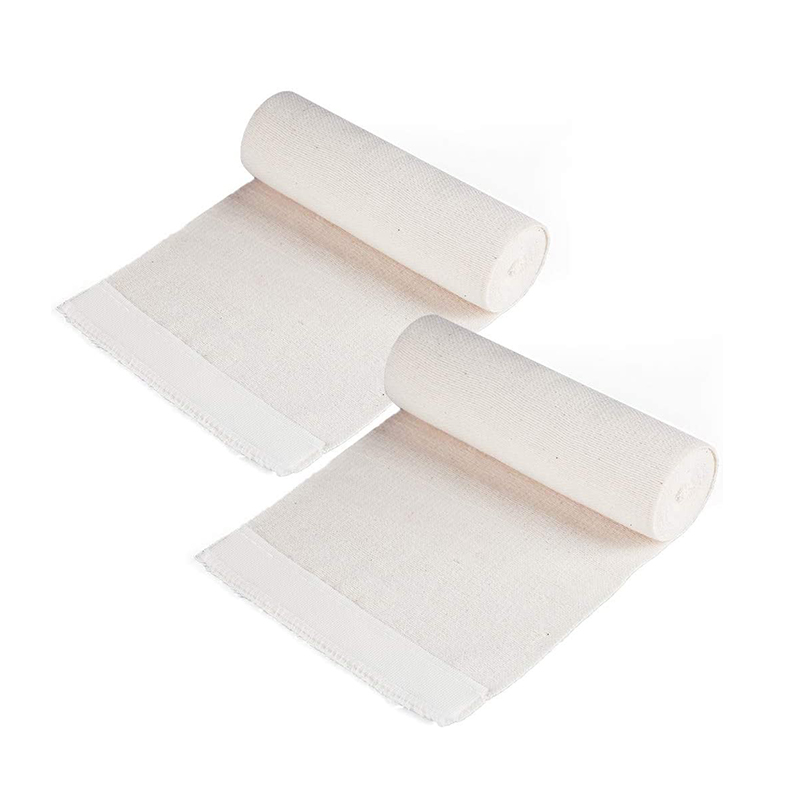 COMPRESSIONE Supporto in cotone Bande sportive elastiche di pronto soccorso per cura della ferita