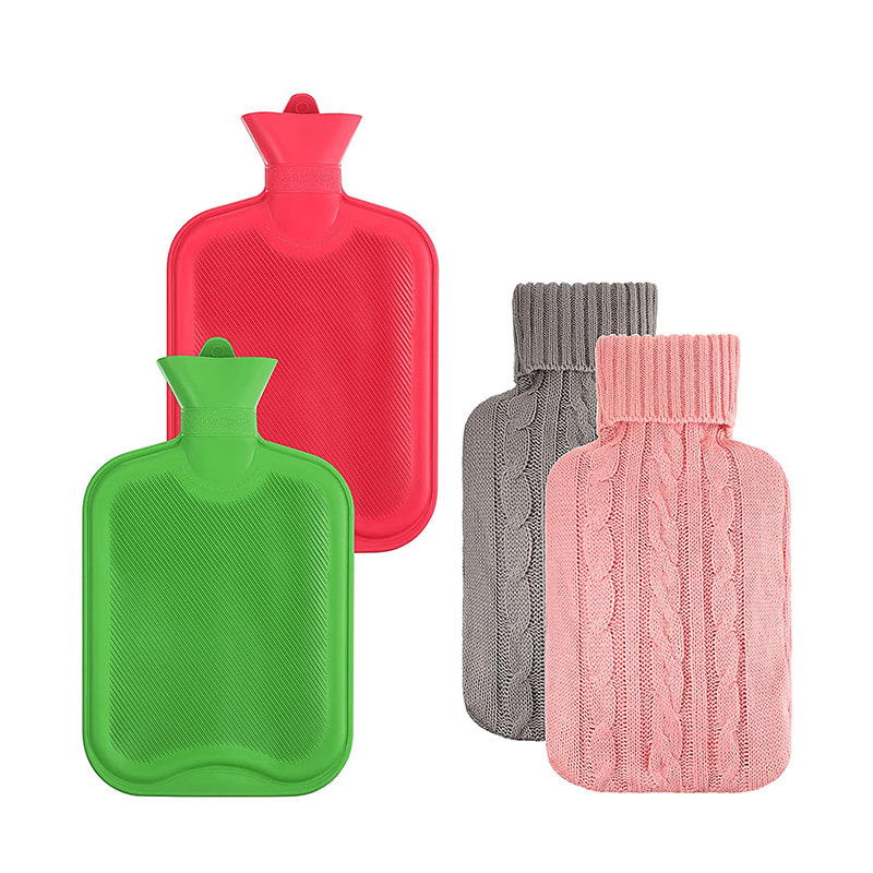 BOTTO ACQUA CALDA DI GUSTA 2L con copertura a maglia per crampi per alleviare il dolore 
