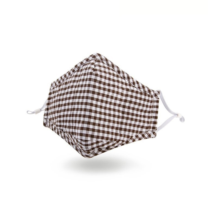 Maschera di cotone protettivo traspirante colorato antipolvere con filtro 