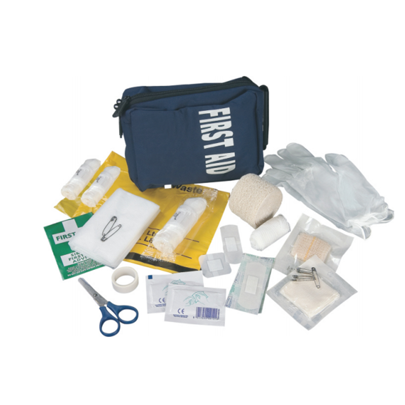 Kit di pronto soccorso lavora
