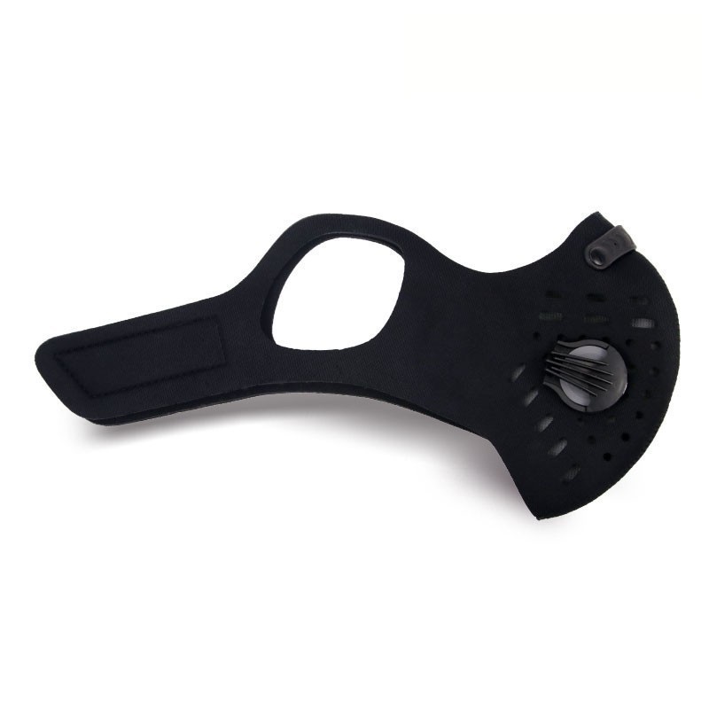 Maschera per ciclismo facciale anti -inquinamento anti -inquinamento con filtro e valvola 