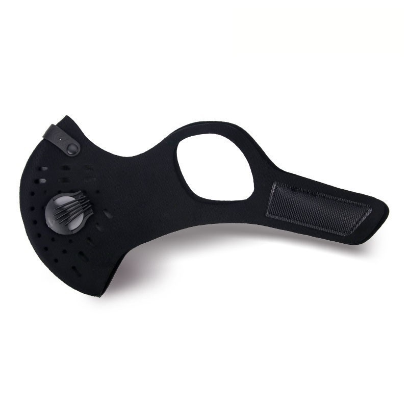 Maschera per ciclismo facciale anti -inquinamento anti -inquinamento con filtro e valvola 