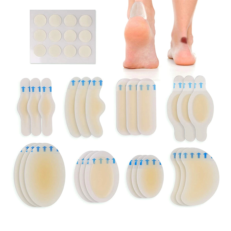 Blister idrocolloide assortito Adesivo impermeabile per piede 