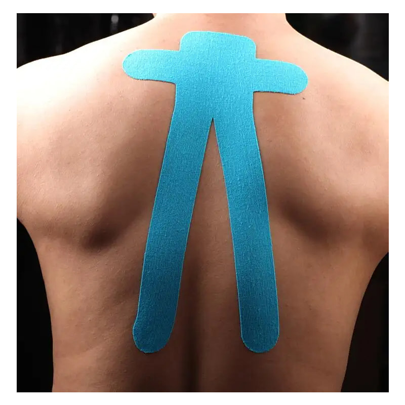Nastro di kinesiologia sportiva pre -taglio per atleti sportivi per terapia fisica - Elastico libero in lattice per dolore al ginocchio, gomito e muscolo