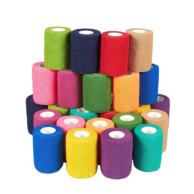 Bande coesive di sport elastici premium