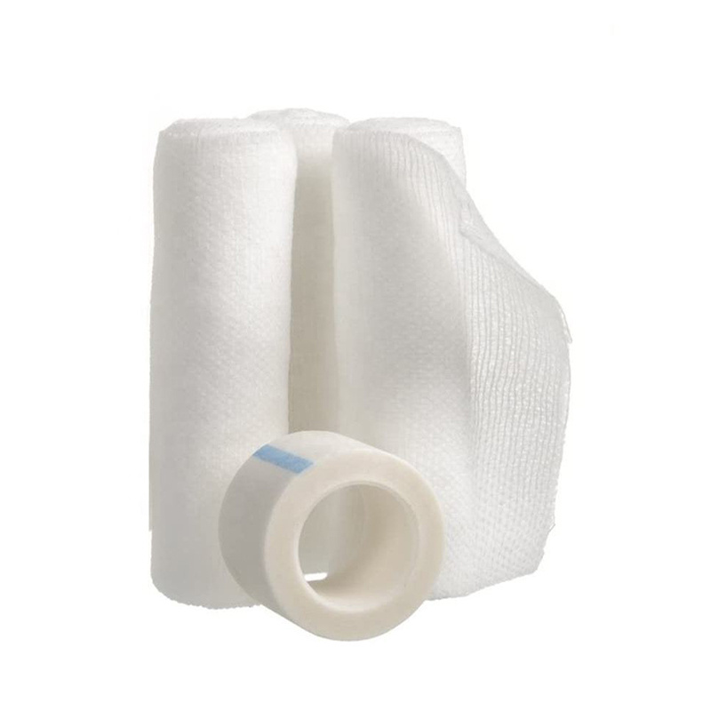 Bendaggio elastico PBT allungato premium con nastro adesivo